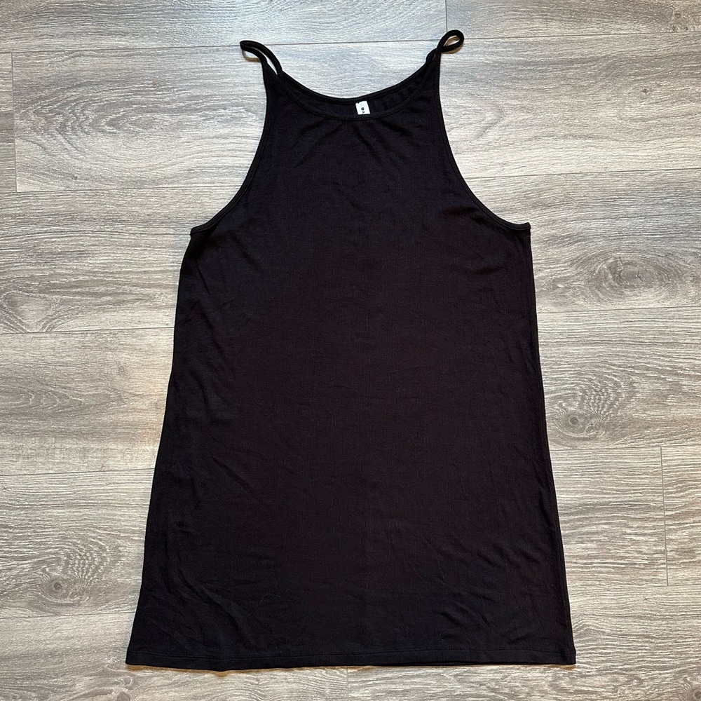 ATHLETA Well Rested Rib Sleep Dress in Black - Picture 7 of 9